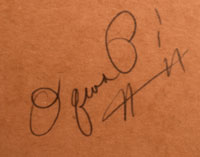 Artist Signature of Abel Sanchez (1899-1971) Oqwa Pi - Kachina Stick