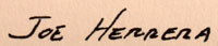 Artist Signature of Joe Hilario Herrera, Cochiti Pueblo Painter