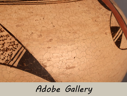 Close up view of the surface of this wonderful pottery jar.