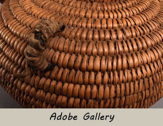 Alternate close-up view of this Apache basket.