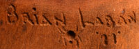 Artist Signature of Brian Laban (1967 – ) Hopi/Tewa 
