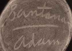 Artists' Signatures of Santana and Adam Martinez, San Ildefonso Pueblo Potters