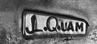 Artist Signature of J. Quam, Sr., Zuni Pueblo Artisan