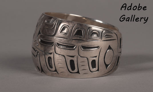 Alternate view of this silver bracelet.