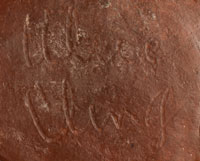 Artist Signature of Alice Williams Cling, Navajo Potter