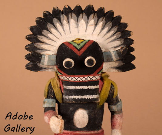 Alternate view of this Katsina doll.