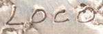 Artist Signature of Jan Loco, Apache Jeweler