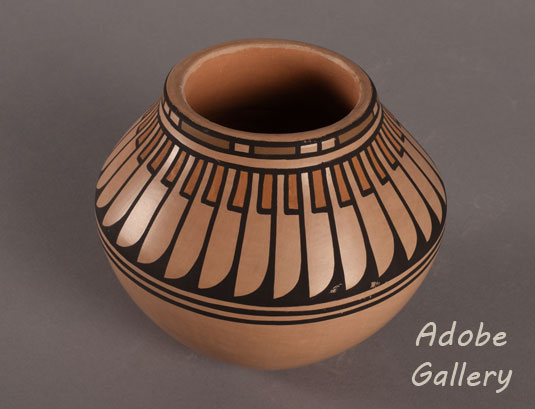 Alternate view of this Pueblo Pottery jar.