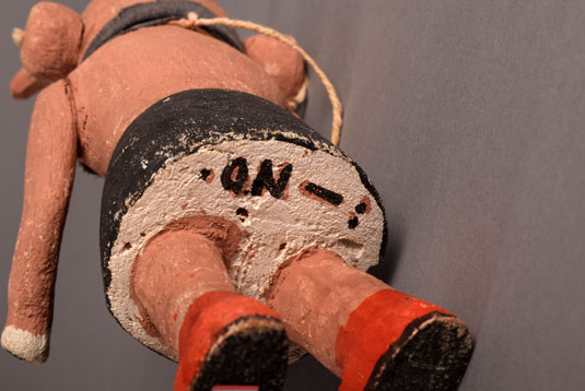 cropped heads スカジャン　菩薩 Katsina Doll Pueblo Kachina Doll Mudhead C4604C - Adobe