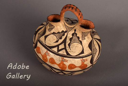 Alternate view of this Acoma Pueblo wedding vase.