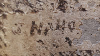 Artist signature of Randy Nahohai, Zuni Pueblo Potter