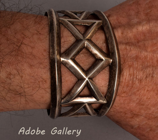 An example of what the bracelet looks like while being worn.