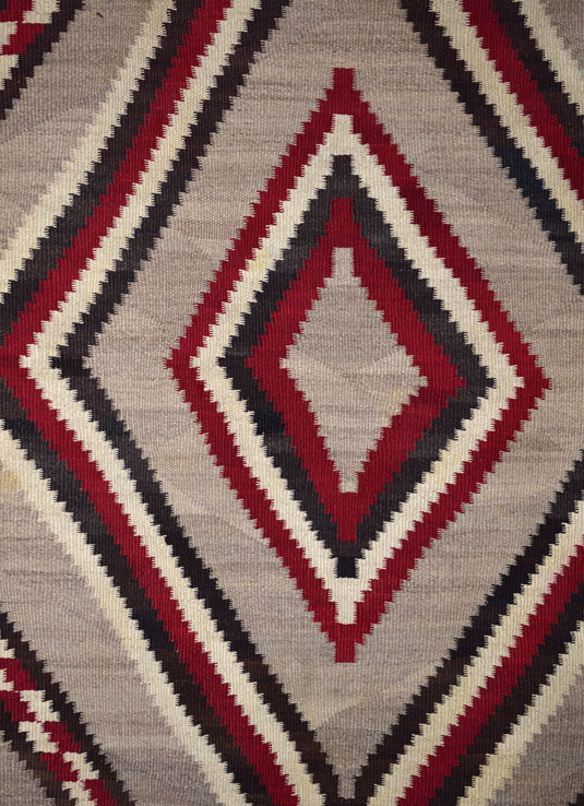 Alternate close up view of this Navajo textile.