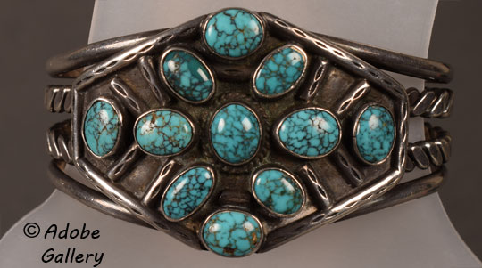 Alternate close-up view of this Turquoise Bracelet.