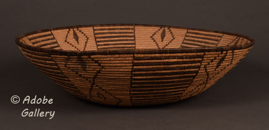 Alternate side view of this Apache basket.