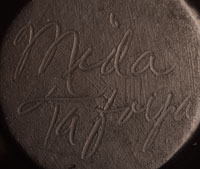 Artist Signature of Mida Tafoya Santa Clara Pueblo 