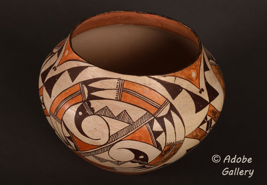 Alternate view of this Acoma Water Jar.