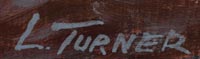 Artist signature of Leona Turner, Western Painter