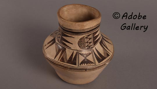 Alternate view of this historic pottery vessel.