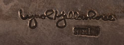 Artist hallmark signature of Lynol Yellowhorse (1962-2003) Din&eacute; of the Navajo Nation