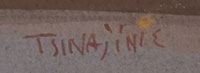 Artist signature f Andrew Van Tsihnahjinnie (1918-2000) Din&eacute; of the Navajo Nation, Naabeeh&oacute; Bin&aacute;h&aacute;sdzo