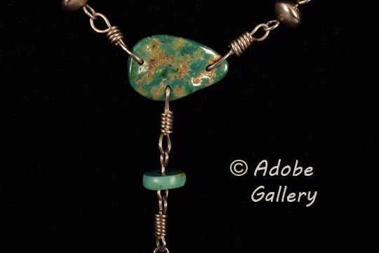 Alternate close-up view of a section of this necklace.