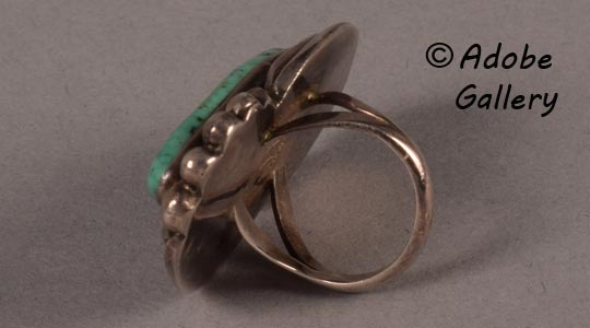 Alternate view of this turquoise ring.