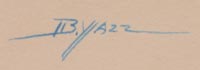 Artist signature of Beatien Yazz, Navajo Nation Painter