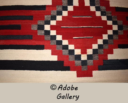Close-up view of a section of this textile.