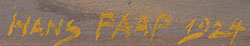 Artist signature of Hans Paap (1890-1967) Western Artist