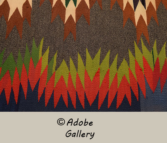 Alternate close-up view of a section of this textile.