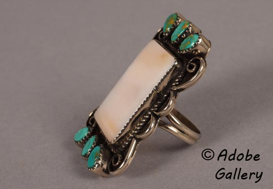 Alternate side view of this beautiful ring.