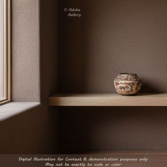 Alternate view of this pottery vessel.