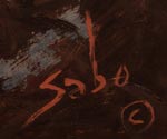 Artist signature of Betty Sabo, Western Artist  