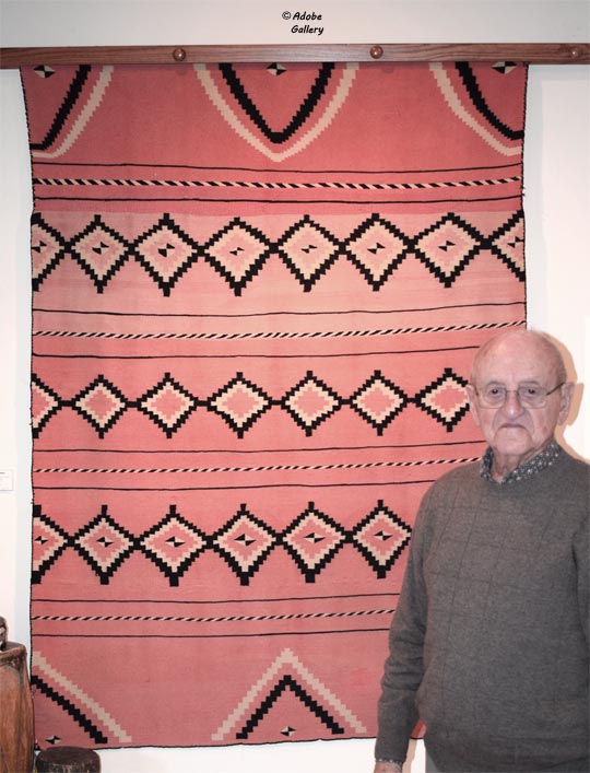Alternate view of this textile with AL Anthony at Adobe Gallery.