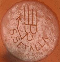 Artist signature of Stetson Setalla, Hopi Potter