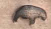 Artist hallmark bear signature of Lawrence Saufkie, Hopi Jeweler