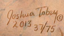 Artist signature of Joshua Tobey, Western Artist