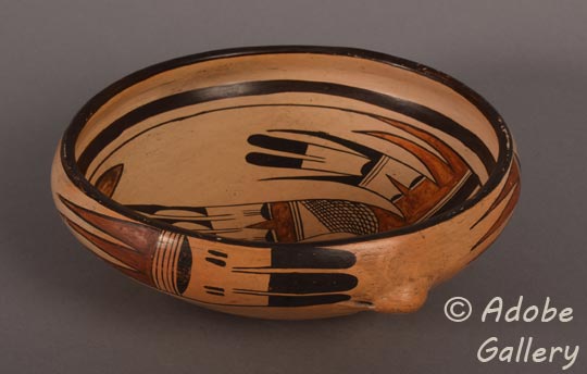 Alternate view of this pottery bowl.