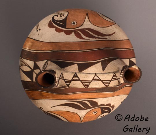 Alternate top view of this pottery vessel.