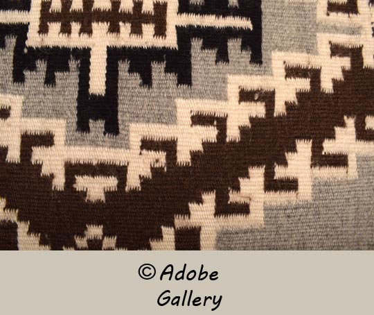 Close-up view of a section of this textile.