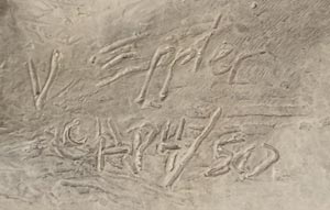 Edition Number and Artist signature of Artist signature of Jim Eppler, American Western Artist