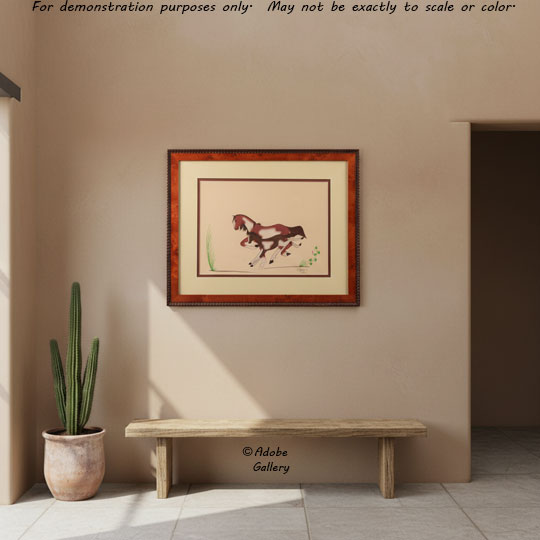 Alternate view of this painting in a home setting.