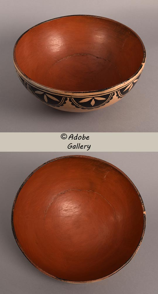 Alternate views of this pottery vessel.