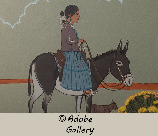 Close up view of a section of this painting. Close up view of a section of this painting.