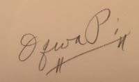 Artist signature of Abel Sanchez (1899-1971) Oqwa Pi - Kachina Stick - San Ildefonso Pueblo