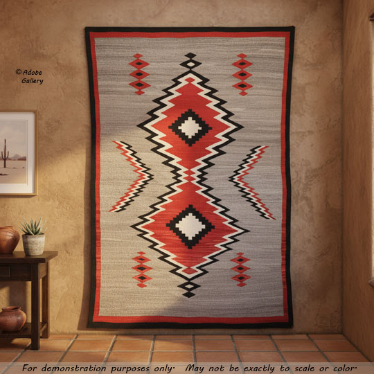 Textile shown in a home environment on a wall. Textile shown in a home environment on a wall.