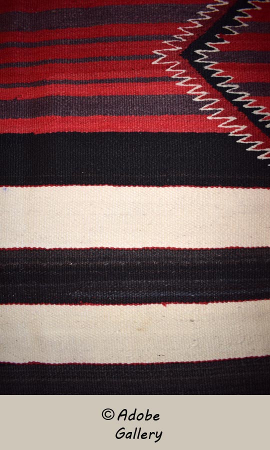 Close-up view of a section of this textile.