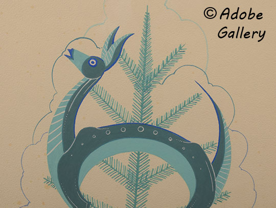 Alternate close-up of a section of this panting.