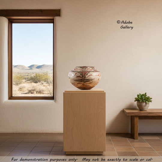 Zuni Pueblo Historic Polychrome Jar, c.1890s